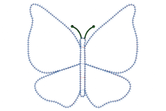 Butterfly Blanket Stitch