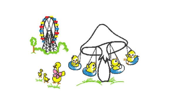 Chicks at the Carousel