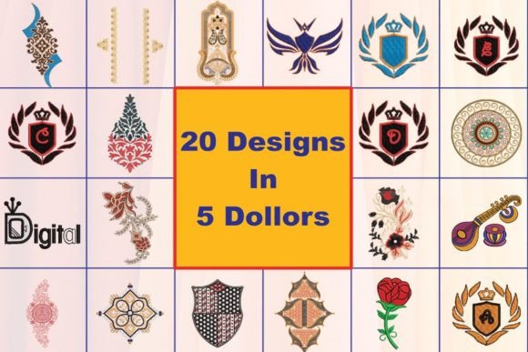 Embroidery Designs Bundle