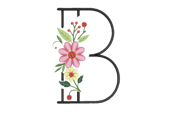 Monogram B: A Delightful Embroidery Design for Personalized Gifts