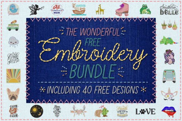 The Wonderful Free Embroidery Bundle